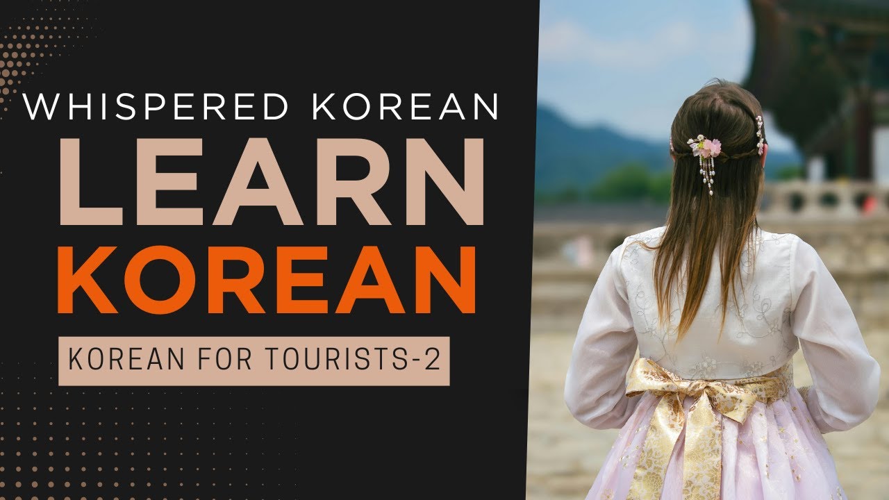 Relaxing Korean Lessons for Sleep｜Whispered Korean