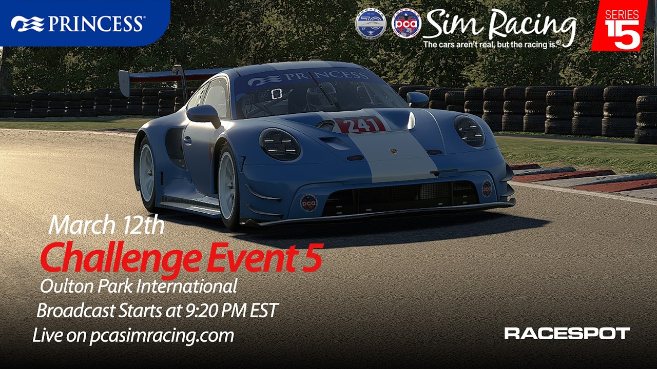 PCA Sim Racing Series 15 | Event 5 | Challenge Class at Oulton Park