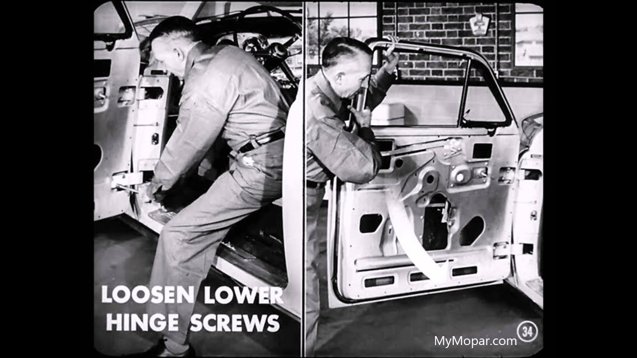 Chrysler Master Tech - 1954, Volume 7-3 Door Alignment
