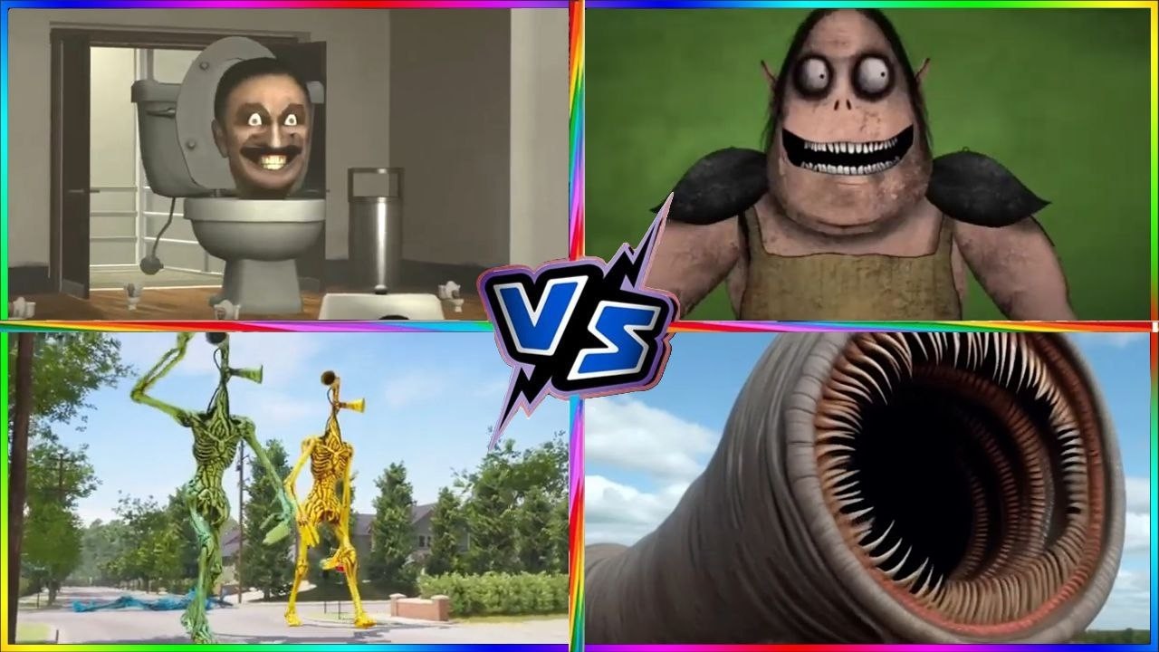 Siren head 🆚 Pig Exe 🆚 Worm Horor🆚 Tualety Horor Tiles Hop EDM Rush