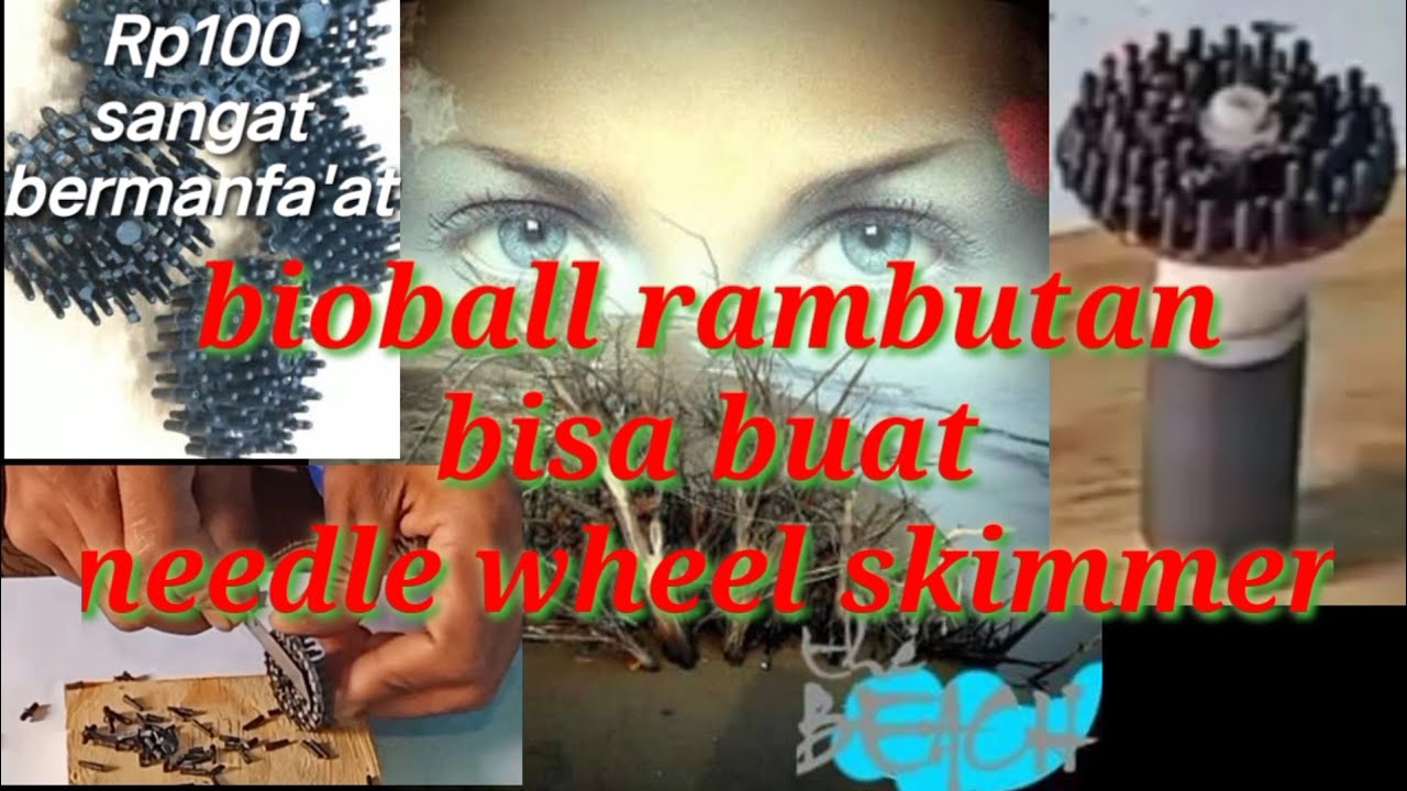 cara bikin kipas untuk skimer / bioball bisa di bikin needle wheel / impeller