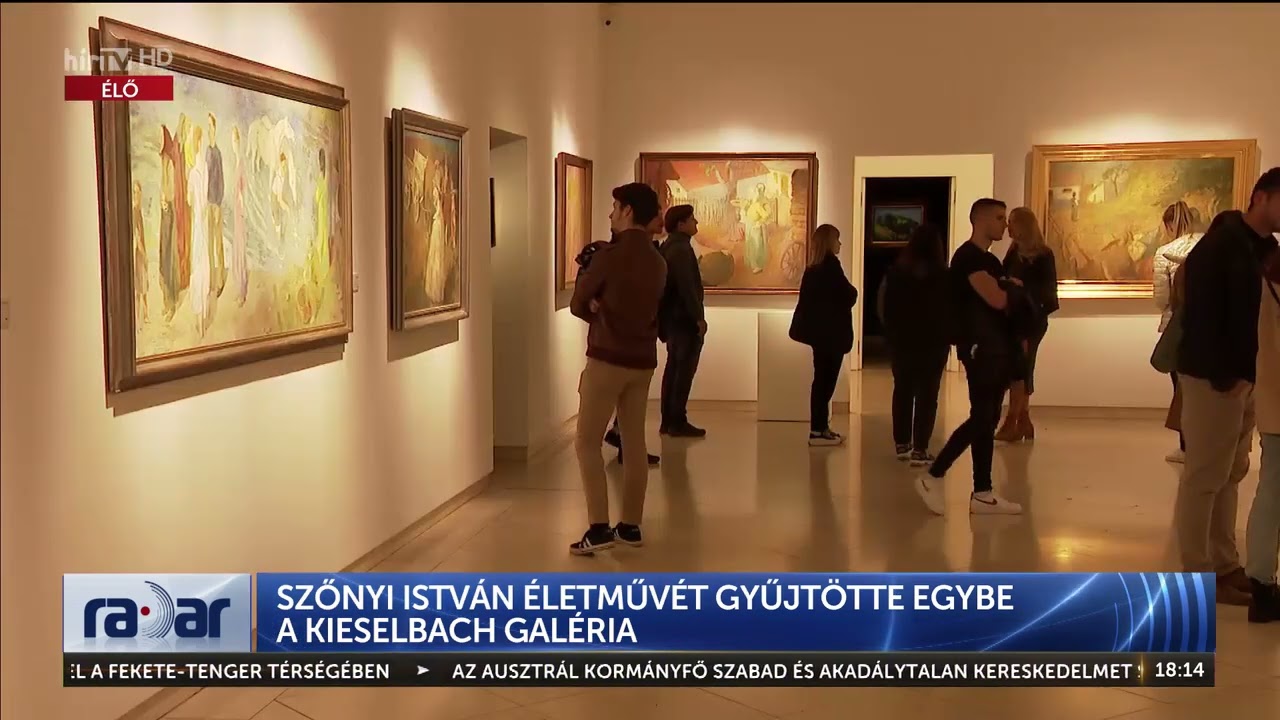 Radar - Szőnyi István életművét gyűjtötte egybe a Kieselbach Galéria (2023-11-07) - HÍR TV