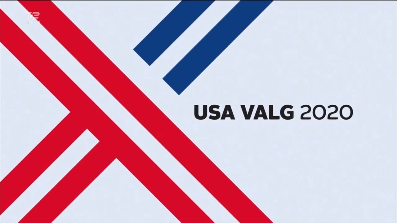 TV 2 US Election 2020 on air design