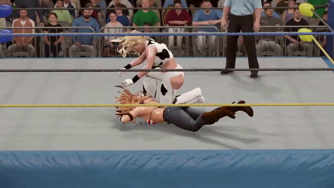 WWE 2K17 Tina Armstrong vs Dixie Clemets - Submission Match