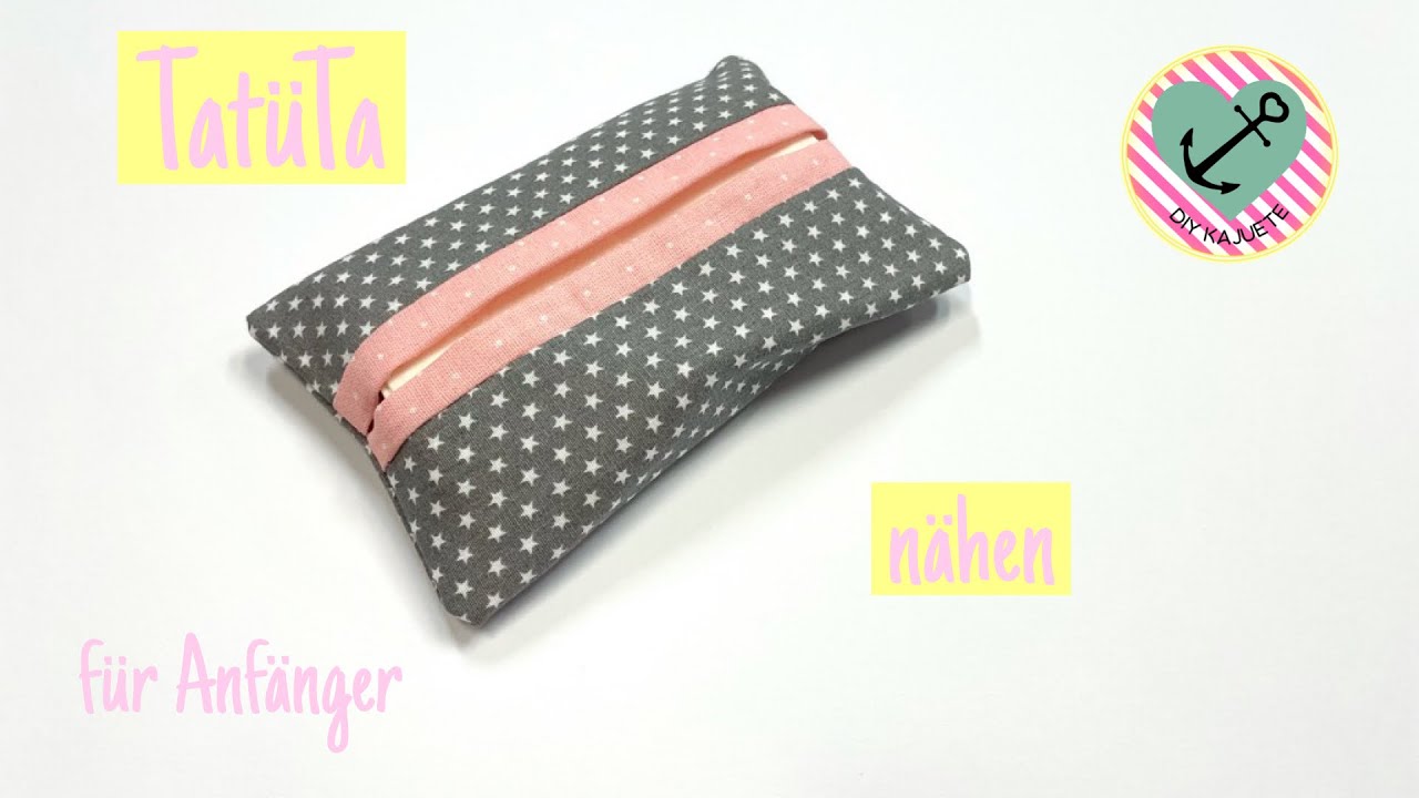 TatüTa nähen | TaschentücherTasche nähen | Nähen mit Stoffresten | DIY Kajuete