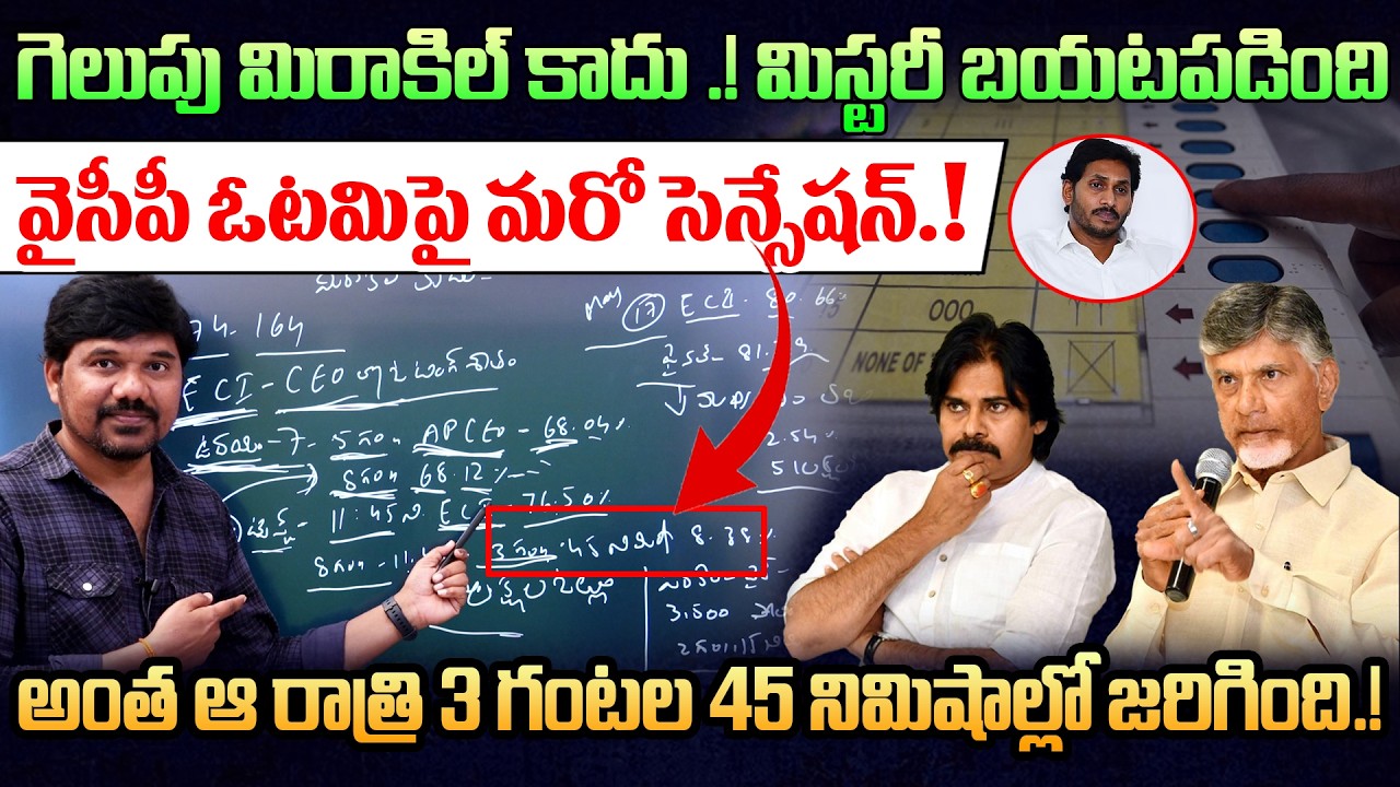 Coalition Vote Scam at 2 AM! YCP Defeat Exposed in 3 Hours 45 Minutes || Ravinder Analysis