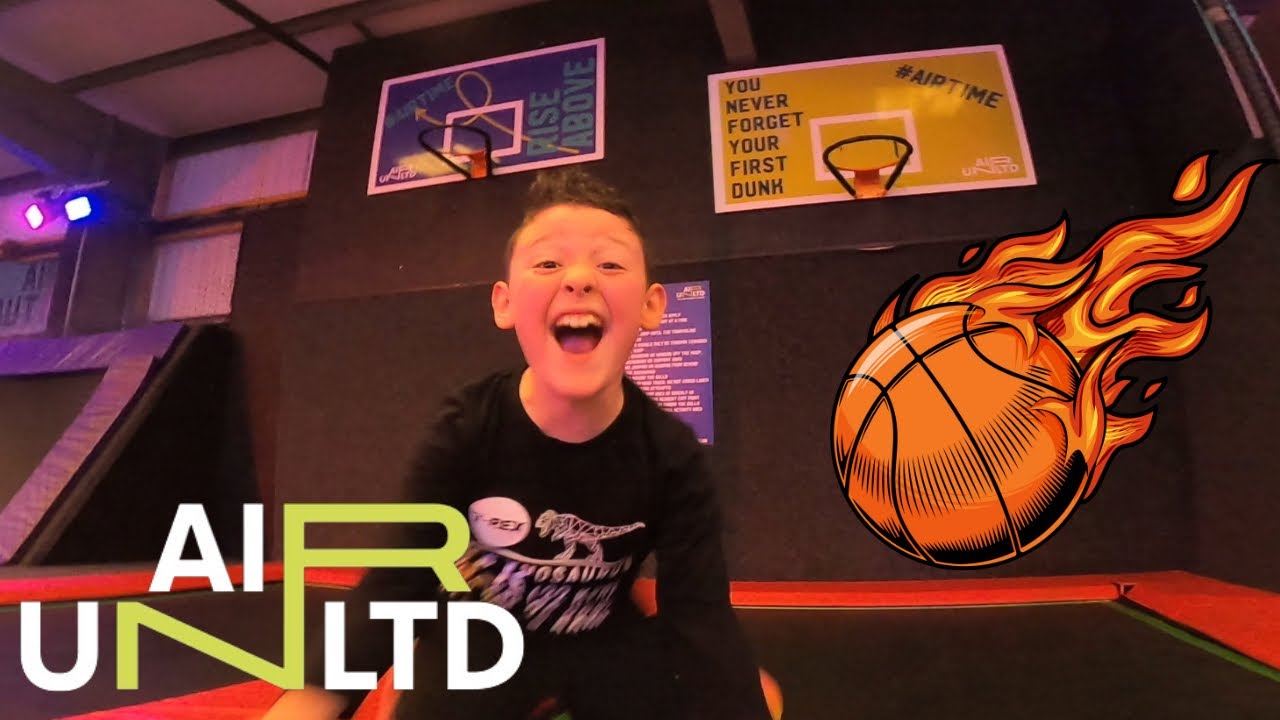 Trampoline BASKETBALL Fun Challenge - AIR UNLIMITED Liverpool