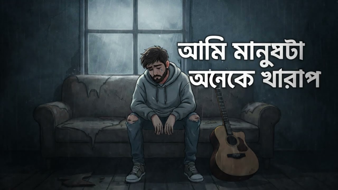 আমি মানুষটা ভীষণ খারাপ | Sad Emotional Bangla Song 2026 |