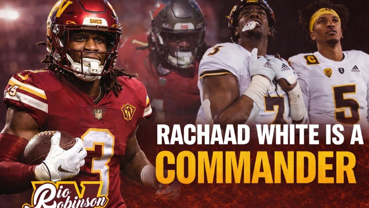 🚨Washington Commanders SIGN RB Rachaad White to 1 Year Deal | REUNITES with Jayden Daniels
