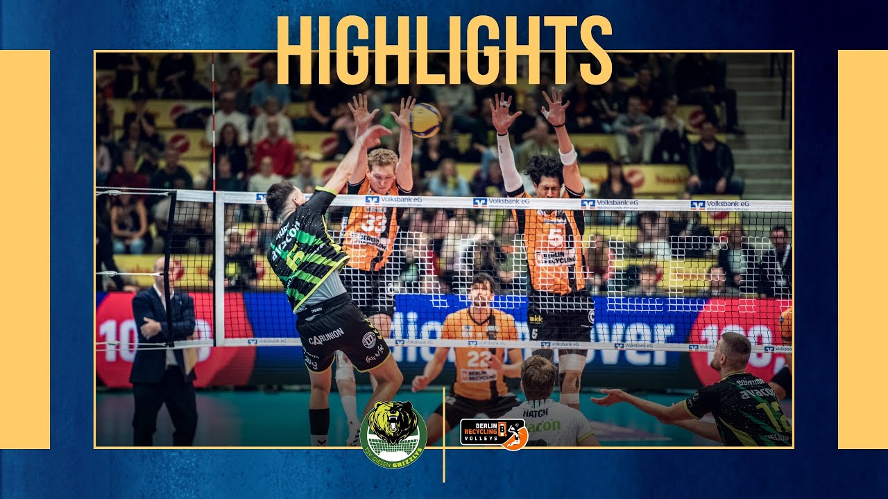 Highlights: Helios GRIZZLYS Giesen &ndash; Berlin Recycling Volleys
