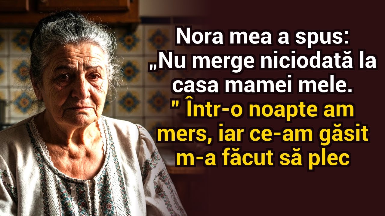 „Nu merge la mama mea,” a spus nora mea. Am mers — iar ce am găsit m-a făcut să pun o cameră ascunsă