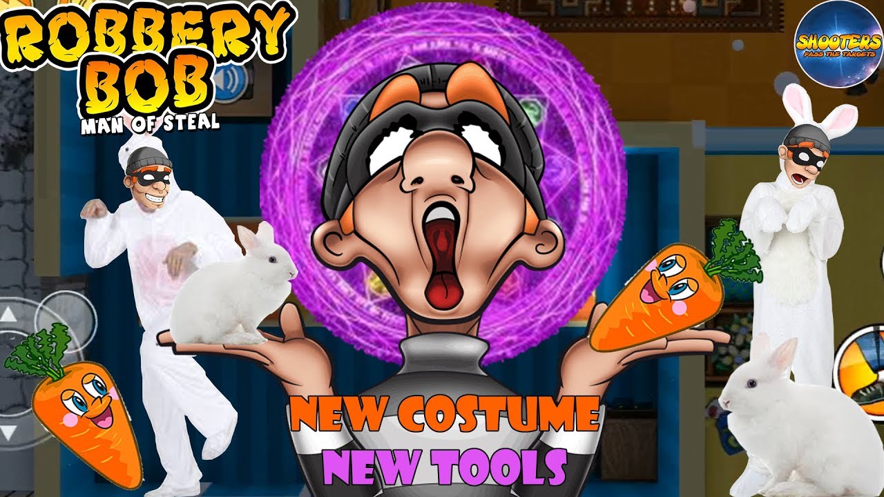 Robbery bob Man Of Steal – New Bunny Suit and New Tools (Rotten Donut, Teleport mine) – Part 3