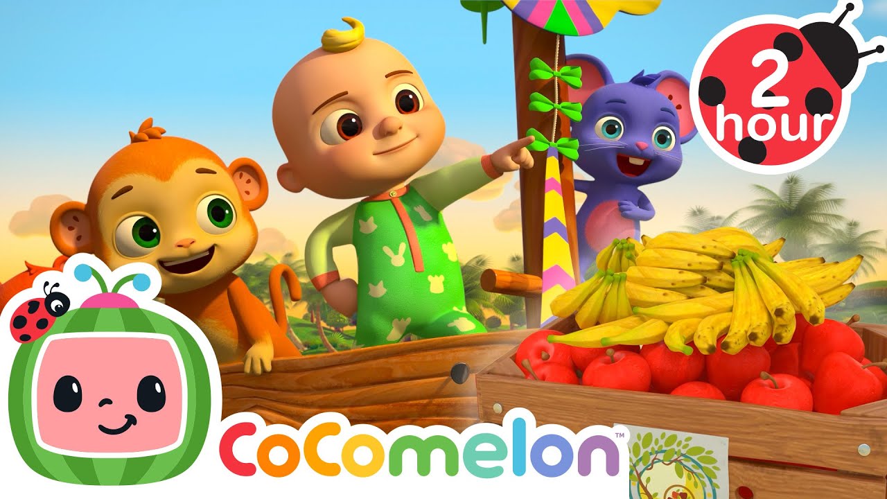 Apples and Banana Treasure Hunt! 🍎🍌 CoComelon - Animal Time | Nursery Rhymes for Babies