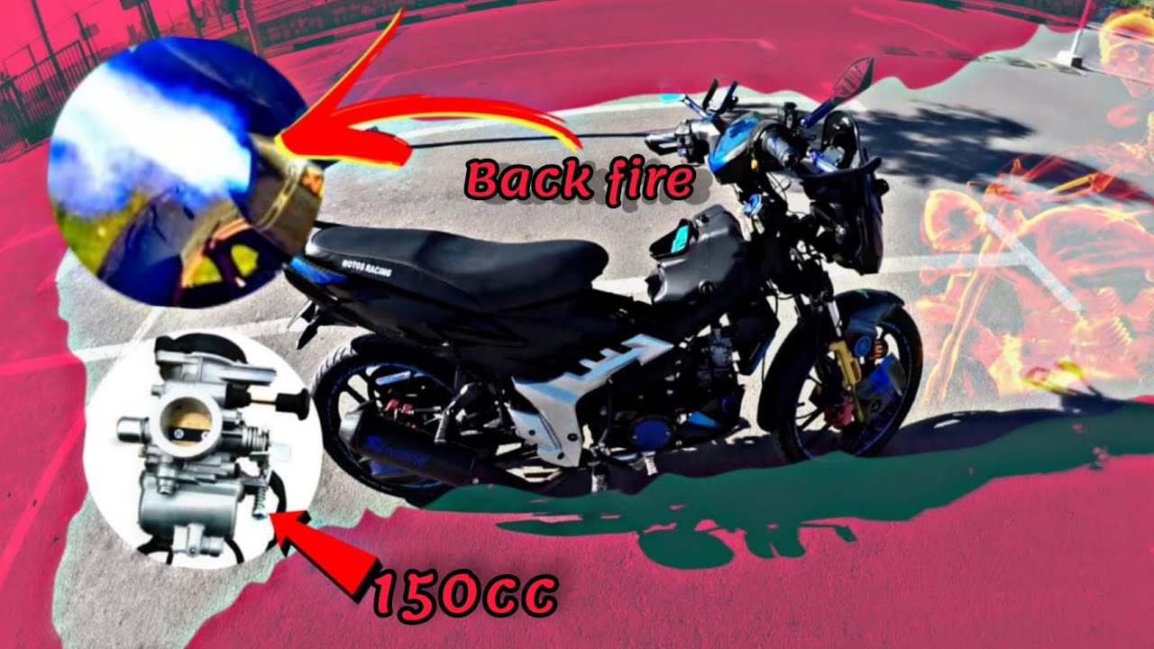 ركبت كاربيراتور 150cc😱 وخرجنا 💥back fire  من الموطور🏍