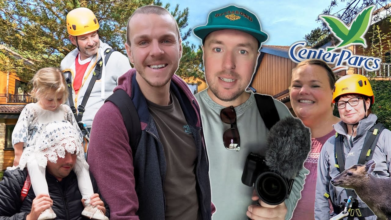Our last day at Elveden Forest: Aerial Adventure, Swimming & Hucks! | Center Parcs UK vlog
