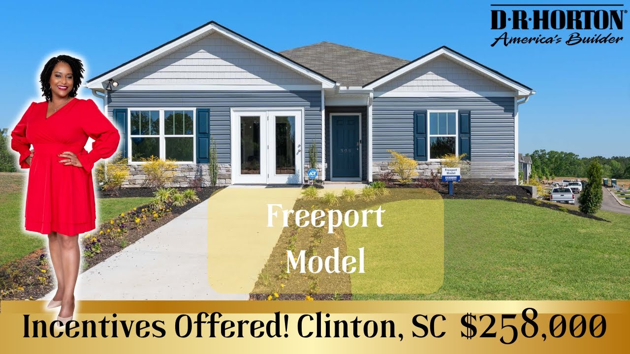 Freeport Floor Plan at Stone Creek | New Homes in Clinton SC by DR Horton Homes