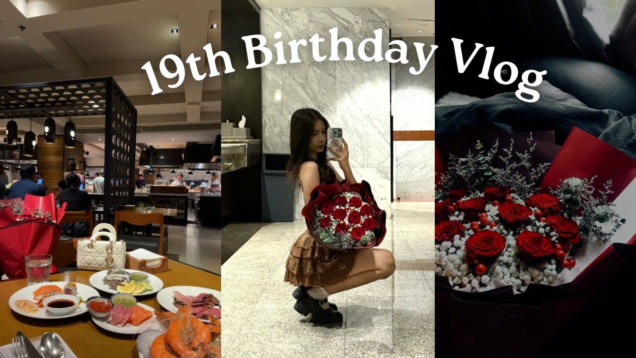 19th Birthday Vlog| living alone international university student 