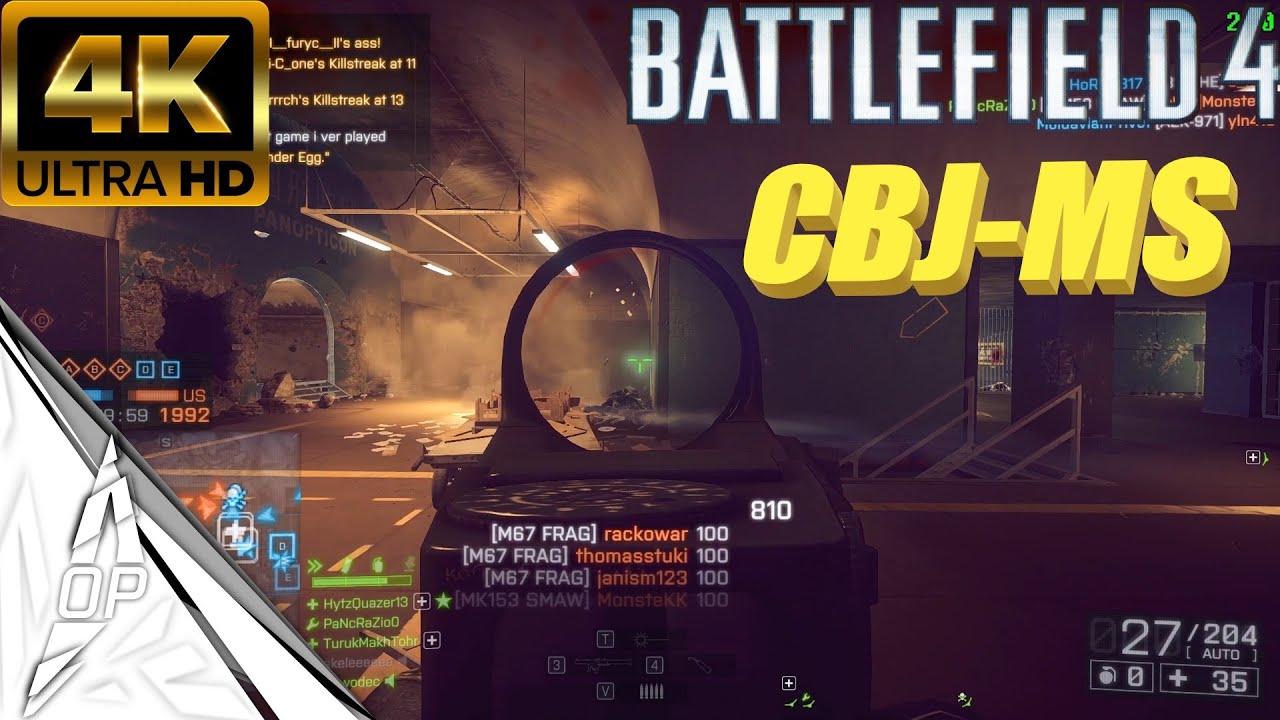 BF4 THE FORGOTTEN WEAPONS EP.11 [CBJ-MS] _ BATTLEFIELD 4 PC GAMEPLAY [4K 60FPS][NO COMMENTARY]