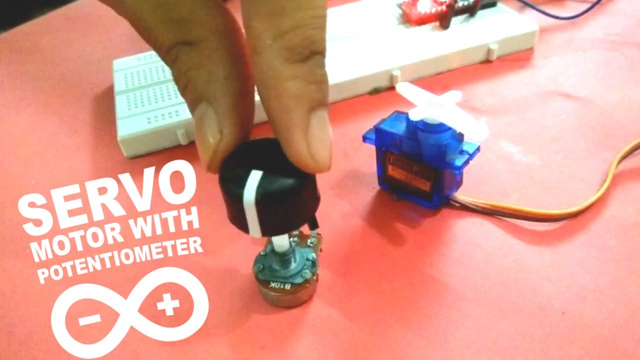 servo motor control with potentiometer without arduino library in hindi