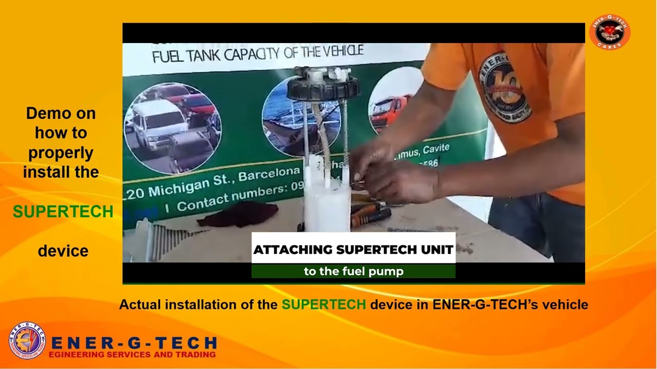 How to install SUPERTECH - The Combustion Optimizer