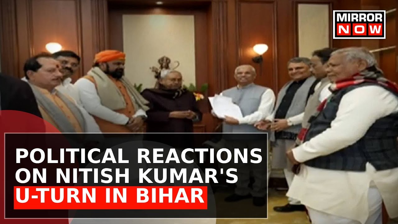 Bihar CM Nitish Kumar Dumps RJD, INDIA Bloc; Allies With BJP, NDA | Political Reactions | Top News