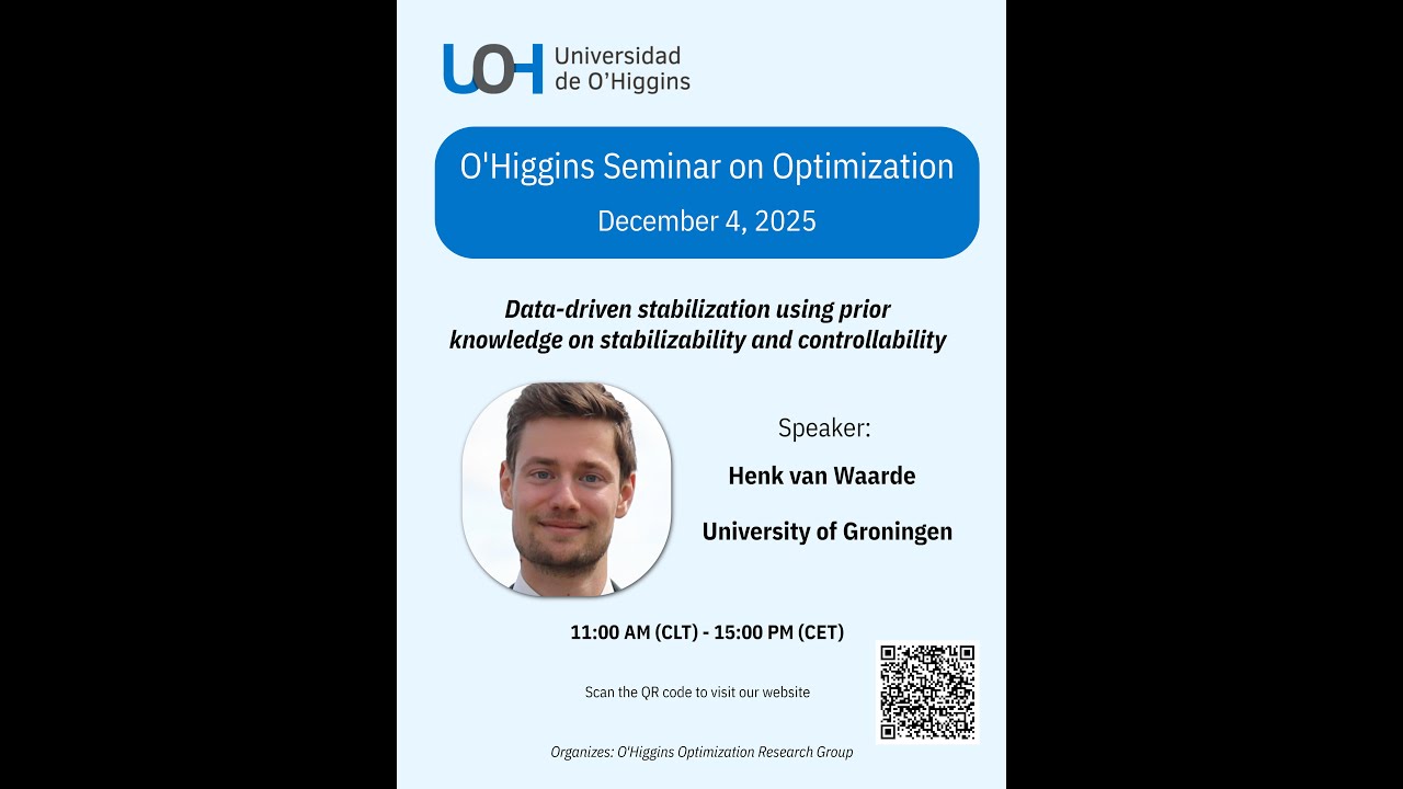 OSO: Henk van Waarde - Data-driven stabilization using prior knowledge
