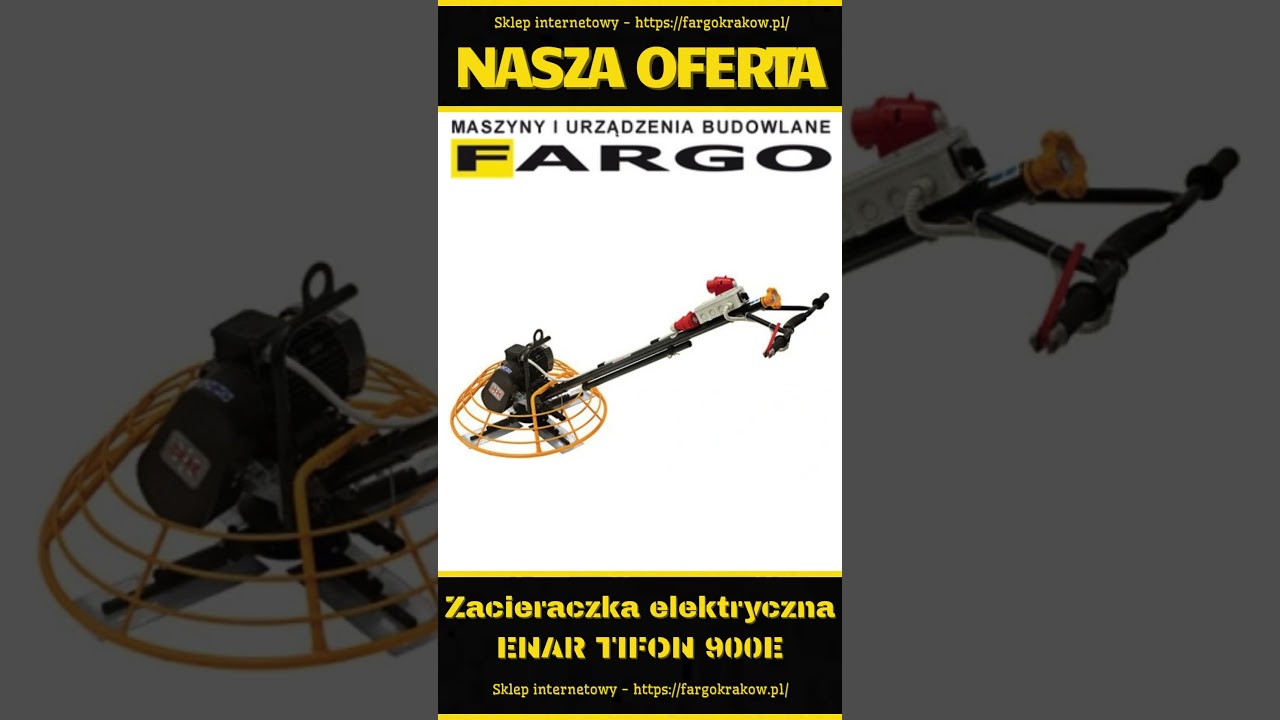 Zacieraczka elektryczna ENAR TIFON 900E - FARGO KRAKÓW