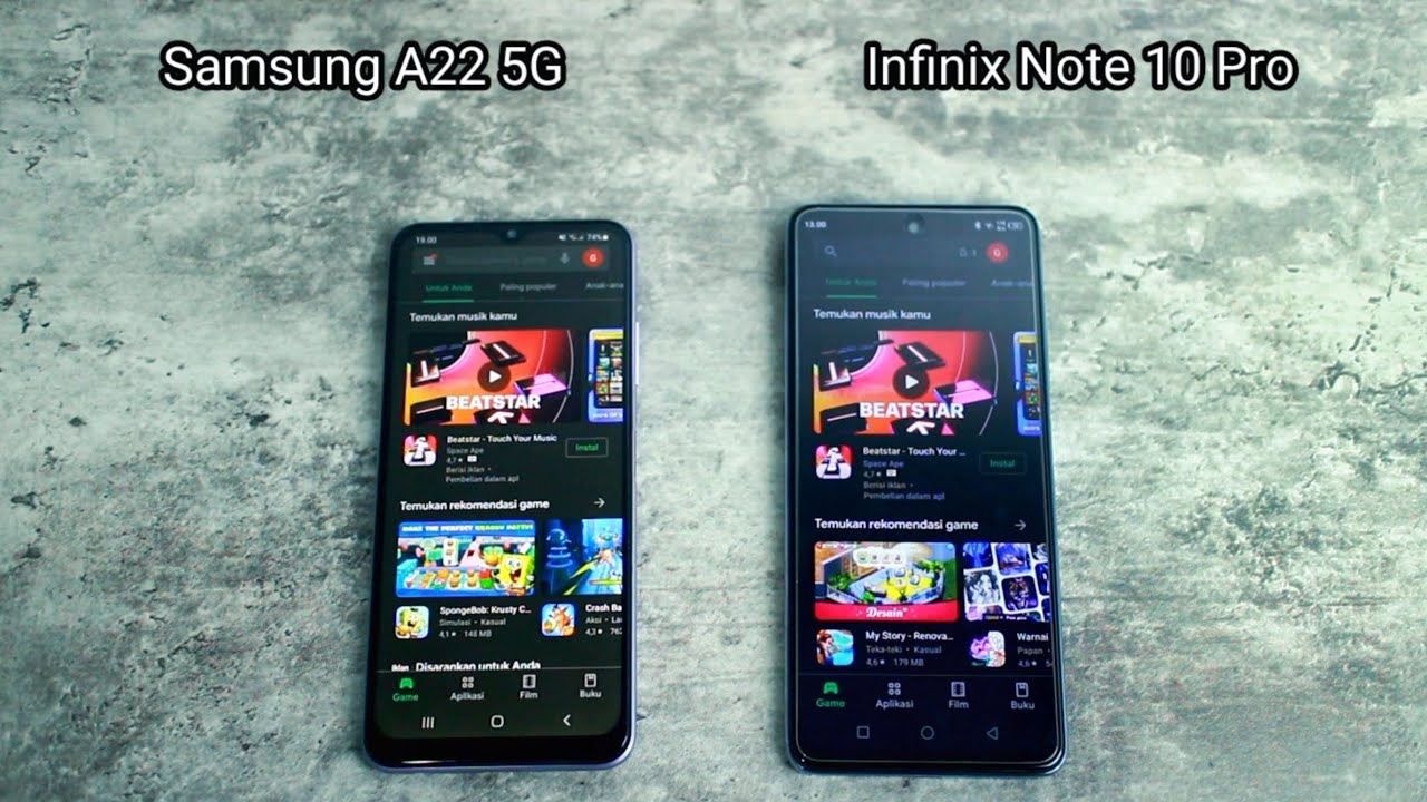 Wow . . . Infinix Note 10 Pro vs Samsung A22 5G | Speed Test