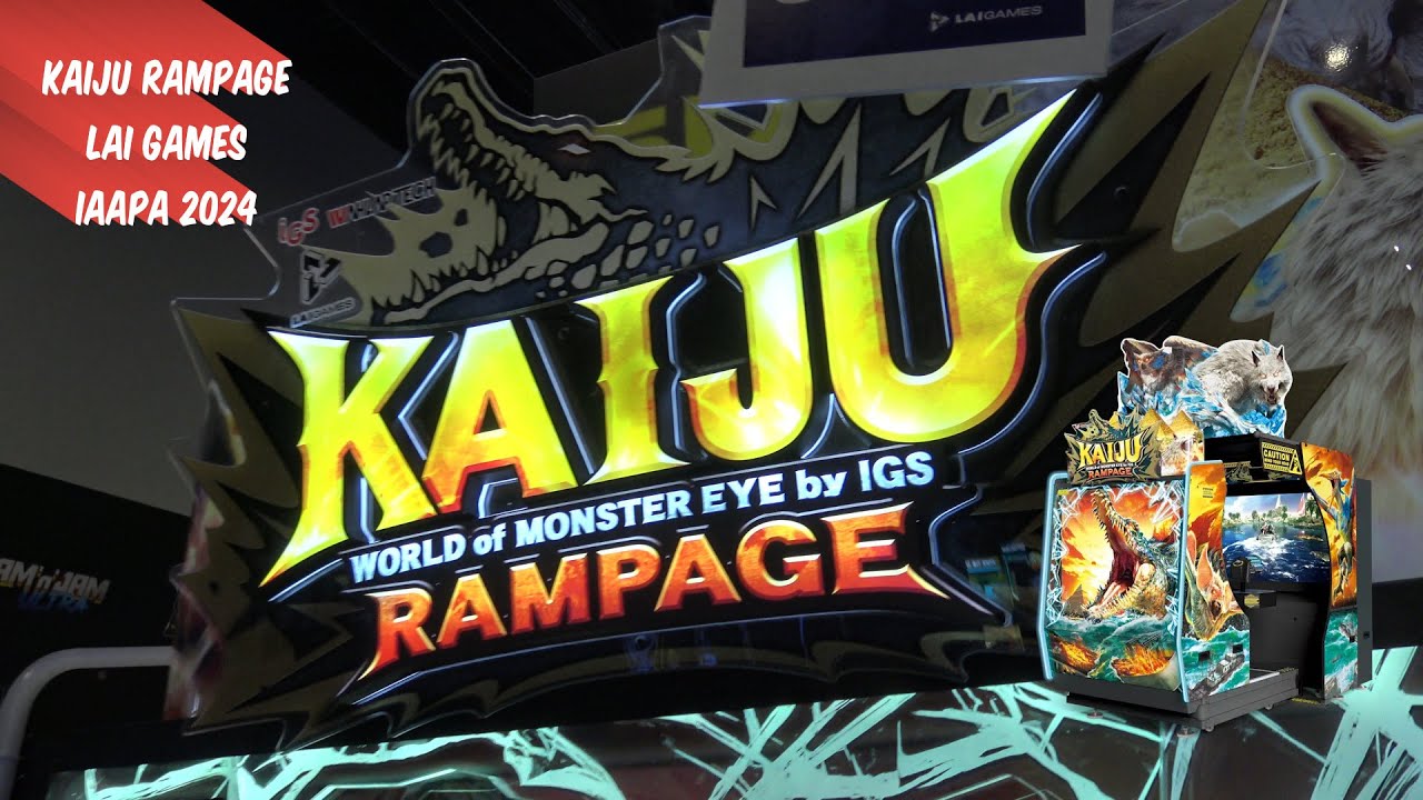 Monster Blasting Action In Kaiju Rampage [LAI Games - IAAPA 2024]