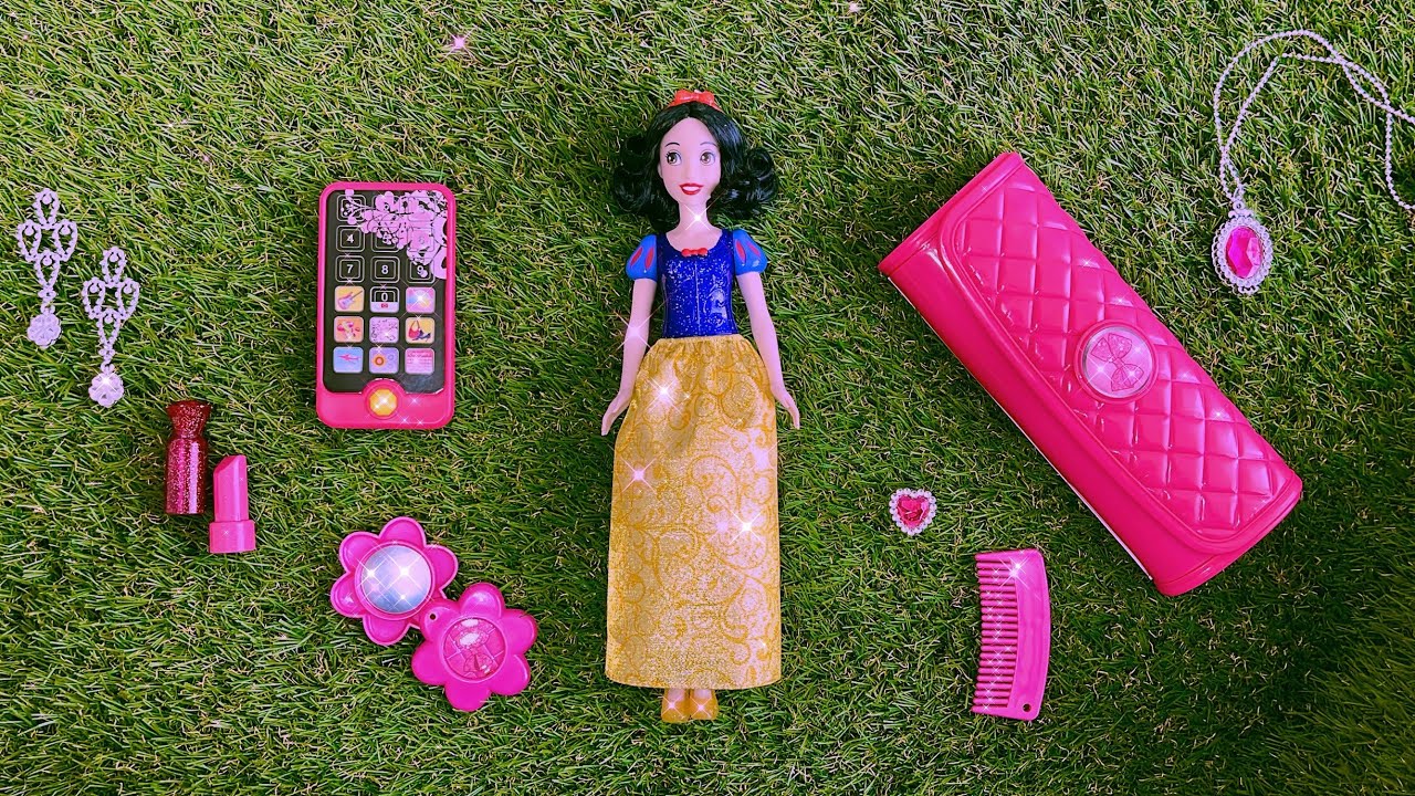 Disney Doll Collection | Frozen Elsa and Anna, Belle, Ariel | Unboxing Disney Mattel playset