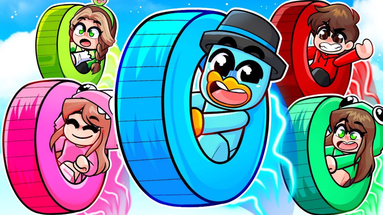 Roblox Obby pero estás dentro de una RUEDA!