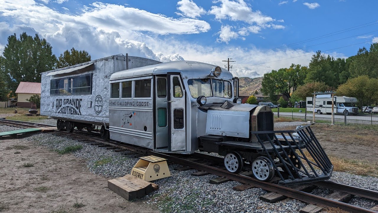 EP 187 Ridgway Colorado - Ride Along Galloping Goose 1 and 4, McCarville Studios