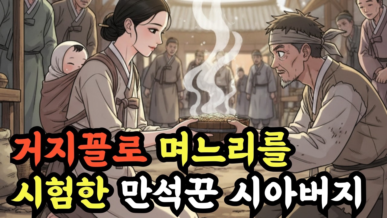 거지로 변장해 며느리 시험하러 간 만석꾼… 국수 한 그릇에 결국 무릎을 꿇었다 | 조선야담| 인생이야기|전래동화| 오디오북