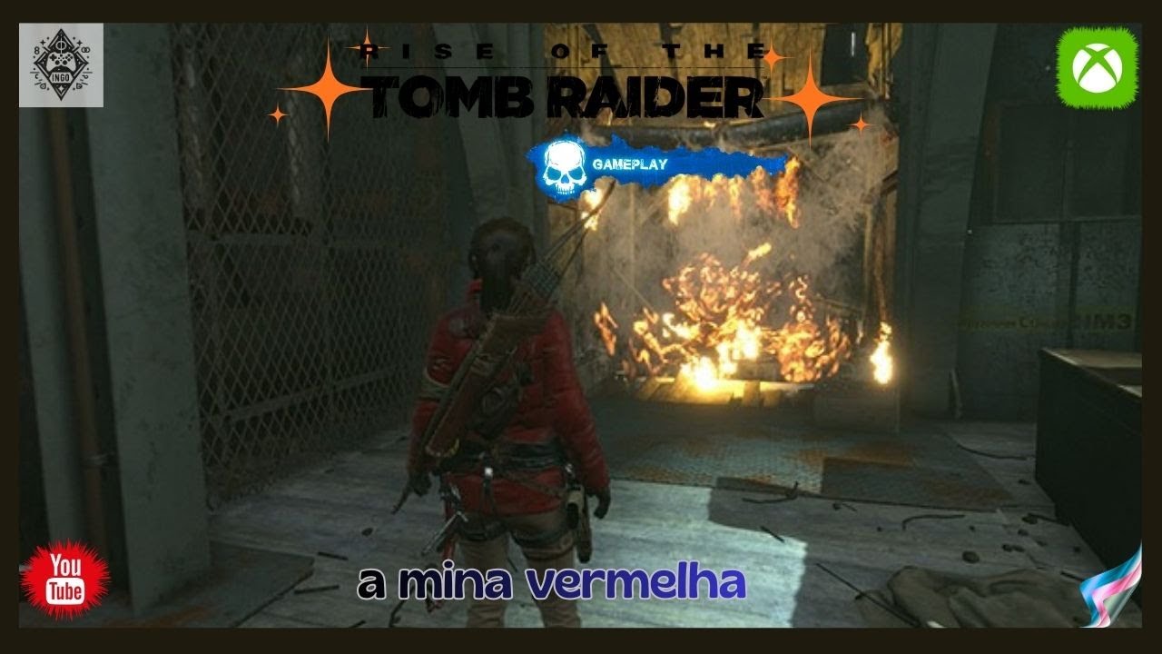 rise of tombrider gameplay Xbox one a mina vermelha