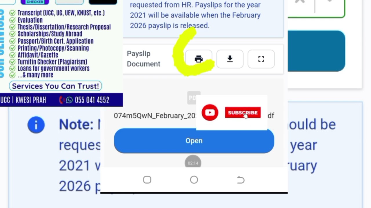 How to Download EPAYSLIP on GoG New Payslip services Portal on Your Phone or Computer 