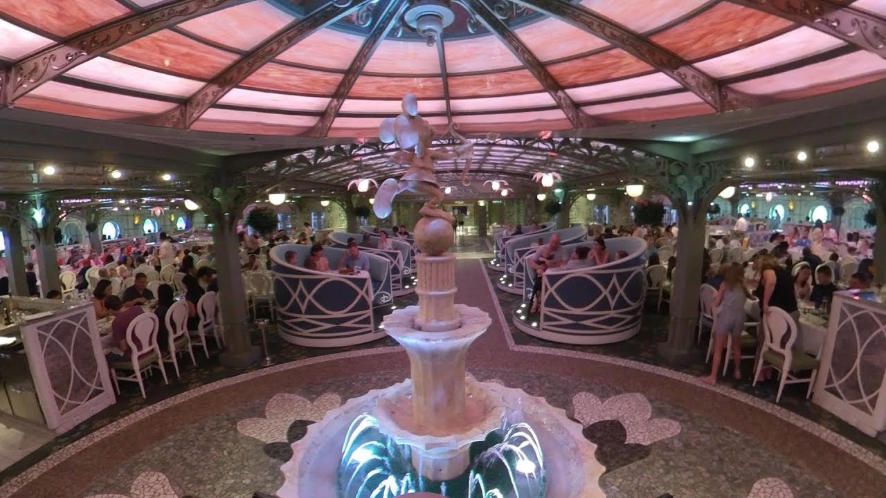 Enchanted Garden restaurant-Disney Dream