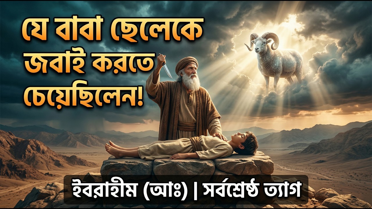 যে বাবা নিজের ছেলেকে জবাই করতে চেয়েছিলেন ? ইবরাহীম আঃ এর অবিশ্বাস্য ত্যাগ