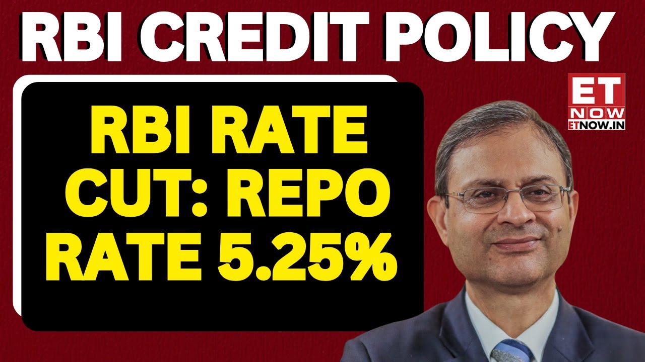 RBI Cuts Rates By 25bps To 5.25% | Impact On Markets & Rupee | RBI MPC Meet | Breaking News