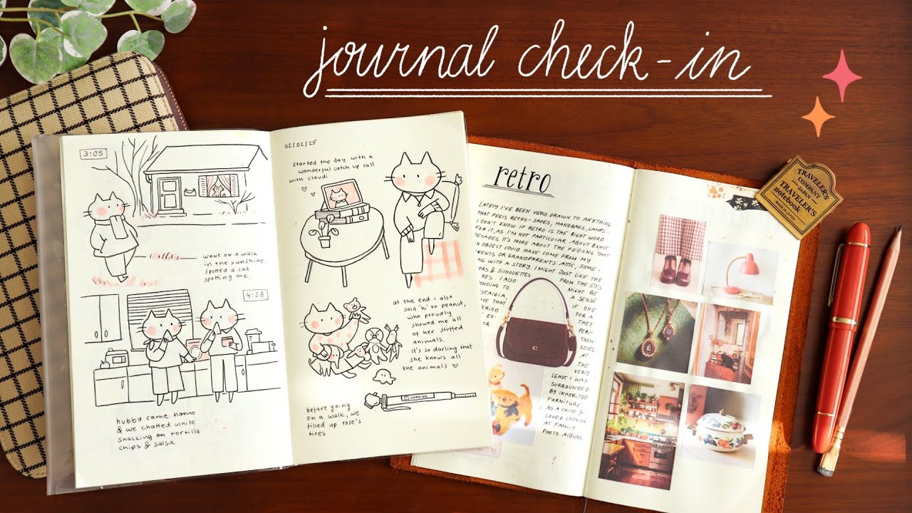 Journal Chat & Check-In | Traveler's Notebook, Illustrated Journaling & Commonplace Book