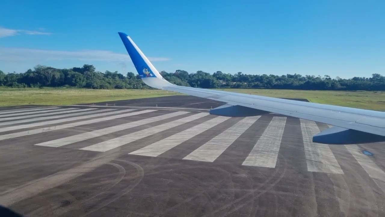Pouso Belém pista 02. Landing SBBE.