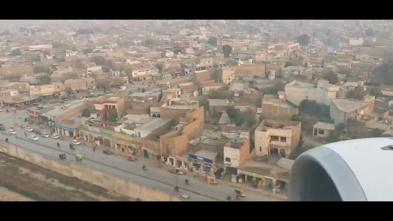 landing at Peshawar airport, December 2022