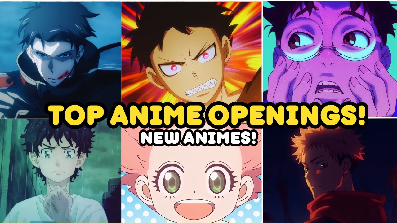 AS 50 MELHORES OPENINGS DE ANIMES DA NOVA GERAÇÃO! 😱🔥