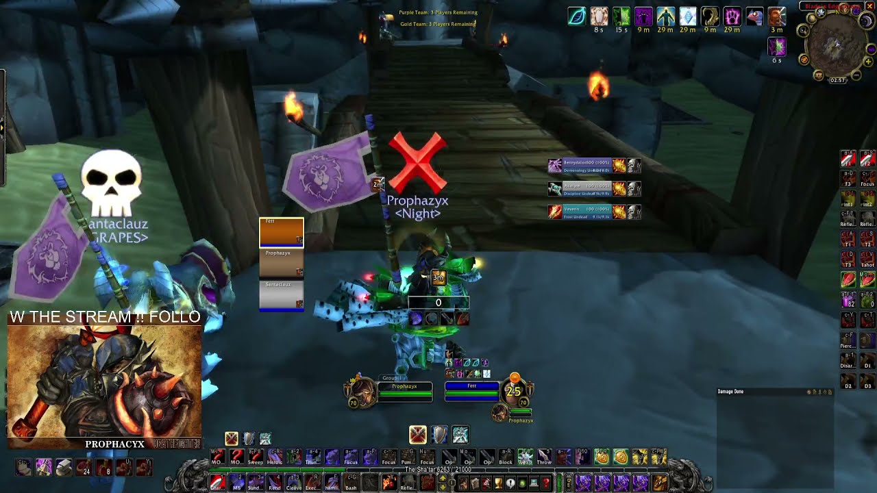6x Glad Warr - TBC arena 3v3 with Santaclauz PART 2