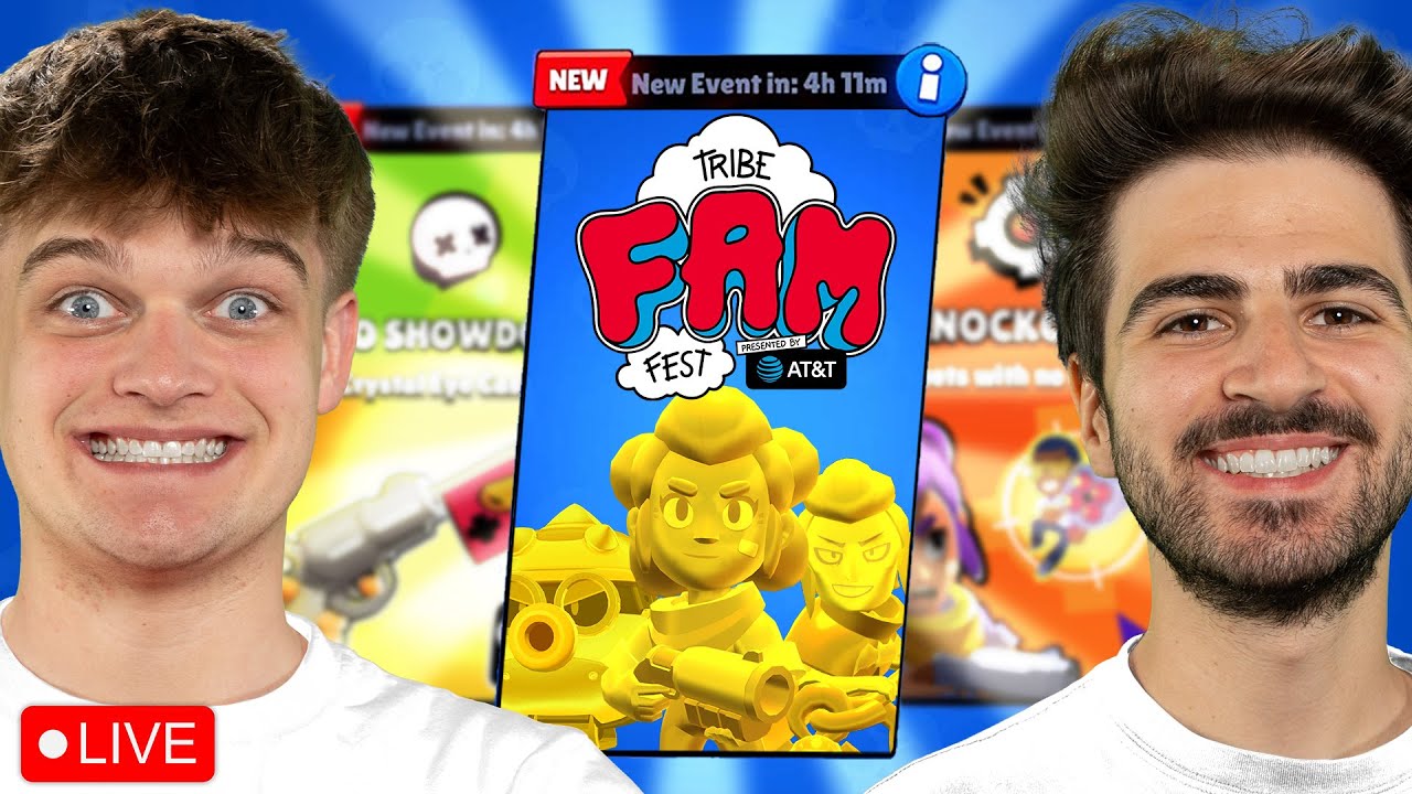 Playing Brawl Stars & Clash Royale Minigames!! (LIVE)