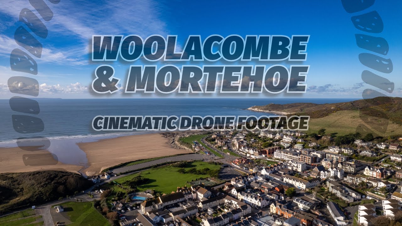 Woolacombe & Mortehoe on a November afternoon #woolacombe #beach #devon #drone #surf