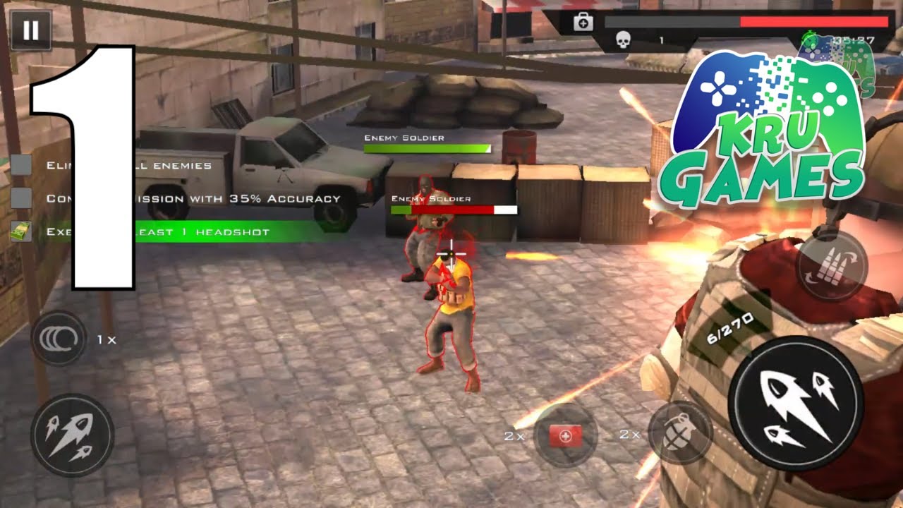 Anti Terrorist Squad Shooting - Survival Games Gameplay Walkthrough #1 (Android, IOS)