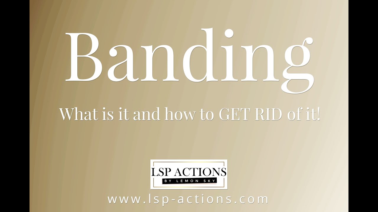 How to remove banding in Photoshop