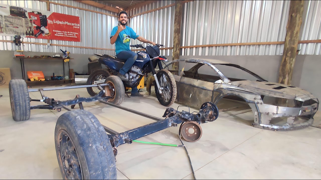 Mini Lancer ganhou Motor 250cc ! Será que aguenta?