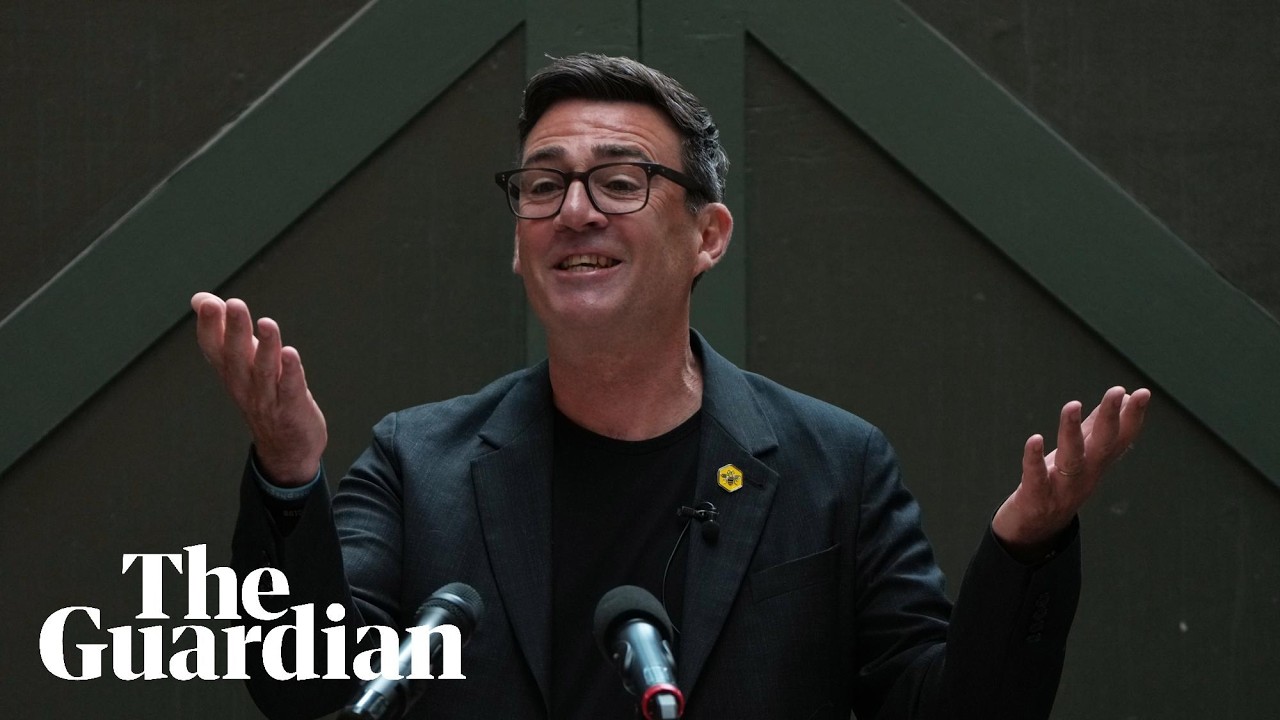 Andy Burnham delivers speech to set out economic vision &ndash; watch live