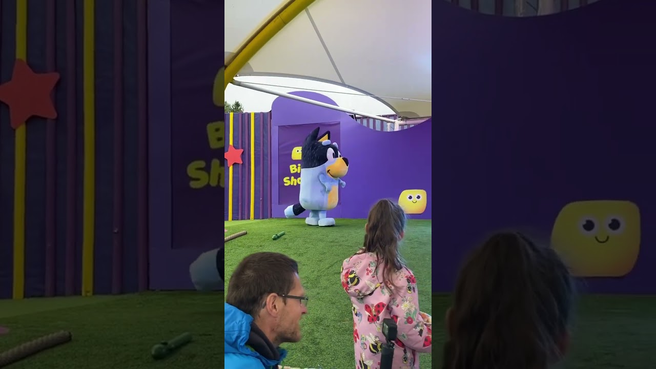 Bluey theme tune Alton towers CBeebies lane bluey show #bluey #altontowers #cbeebies #cbeebiesland